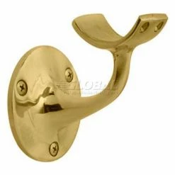 Lavi Industries, Deluxe Handrail Bracket, for 2" Tubing, Polished Brass