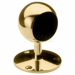 Lavi Industries, Ball End Post, for 1.5" Tubing, Polished Brass