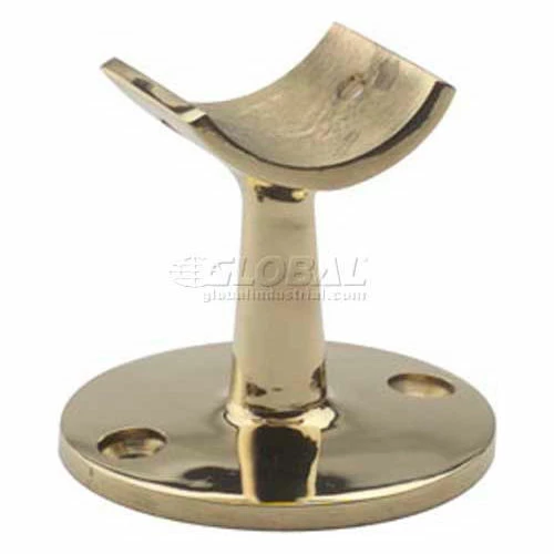 Lavi Industries, Saddle Post, for 1.5" Tubing, Polished Brass