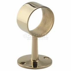 Lavi Industries, Flush Center Post, for 1" Tubing, Polished Brass