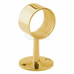 Lavi Industries, Flush Center Post, for 2" Tubing, Polished Brass