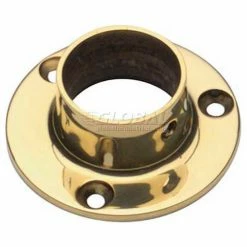 Lavi Industries, Flange, Wall, for 1" Tubing, Satin Stainless Steel