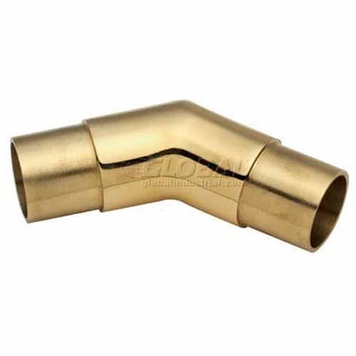 Lavi Industries, Flush Angle Fitting, 135 Degree, for 1.5" Tubing, Polished Stainless Steel