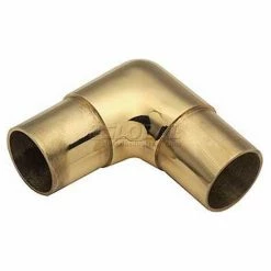 Lavi Industries, Flush Elbow Fitting, for 1.5" Tubing, Polished Brass