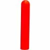 Ideal Shield® Smooth Bollard Post Sleeve, 10" HDPE Dome Top, Red