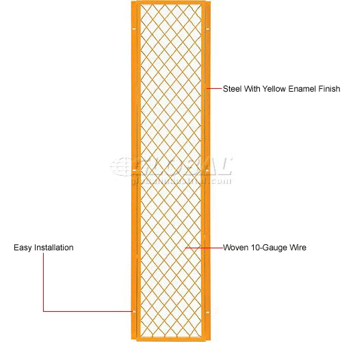 Global Industrial™ 1' W Machinery Wire Fence Partition Panel - Image 8
