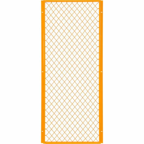 Global Industrial Machinery Wire Fence Partition Panel, 2'W, Yellow