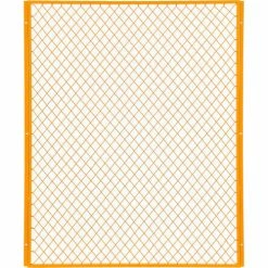 Global Industrial™ Machinery Wire Fence Partition Panel, 4'W, Yellow
