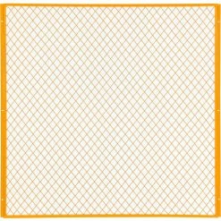 Global Industrial™ Machinery Wire Fence Partition Panel, 5'W, Yellow