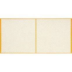 Global Industrial™ Machinery Wire Fence Partition Panel, 10'W, Yellow