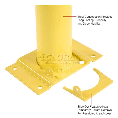 Global Industrial™ Removable Steel Rack Guard 9"H X 48" L - Image 5