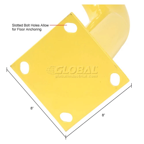 Global Industrial™ Steel Triple Elbow Corner Guards 24"H X 30"L - Image 9