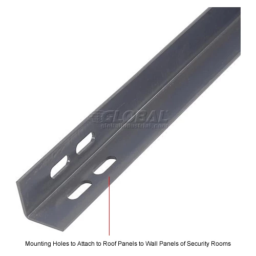 Global Industrial™ 10'L Mounting Angle for Roof Panel - Image 3