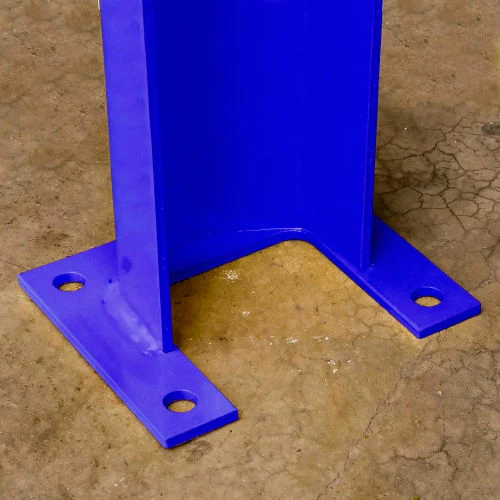 Bluff Manufacturing 1/4" Thick 24" H Steel Post Protector Blue - Image 2