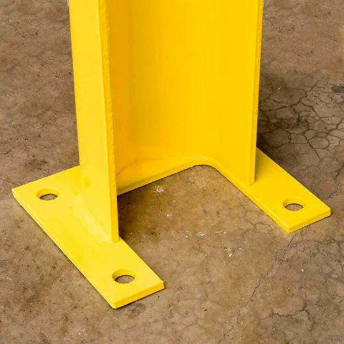 Bluff Manufacturing 1/2" Thick 24" H Steel Post Protector Yellow - Image 2