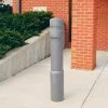 Vestil Arch Decorative Bollard Cover Fit Pipe 6" -6-5/8" Gray