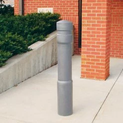 Vestil Arch Decorative Bollard Cover Fit Pipe 6" -6-5/8" Gray