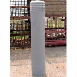 Vestil Cinco Decorative Bollard Cover Fit Pipe 10" -11" Gray