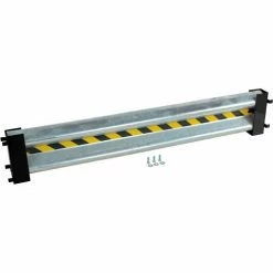 Vestil Steel Drop-In Guard Rail 6'L With (2) Brackets & Hardware, Galvanized