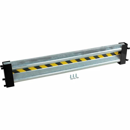 Vestil Steel Drop-In Guard Rail 6'L With (2) Brackets & Hardware, Galvanized