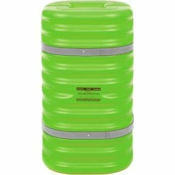 Eagle Mfg Eagle Column Protector, 9" Column Opening, 42" High, Lime with Reflective Straps, 1709LM