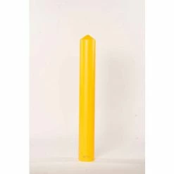 Eagle Mfg Eagle Smooth Bollard Post Sleeve 8" Yellow, 1737Y