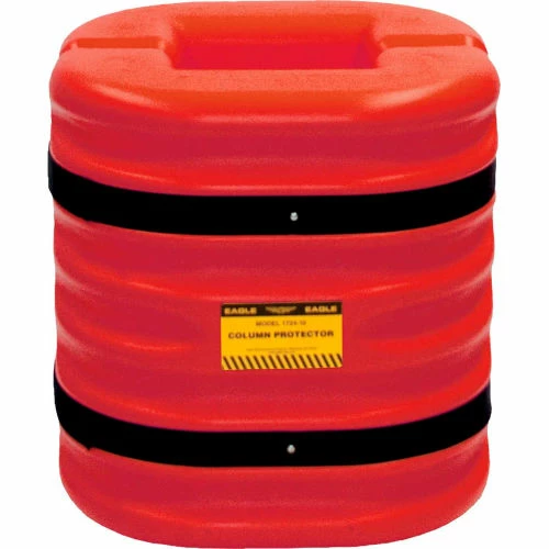 Eagle Mfg Eagle Column Protector, 10" Column Opening, 24" High, Red