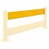 Global Industrial™ Protective Steel Guard Rail, 8'L, Yellow