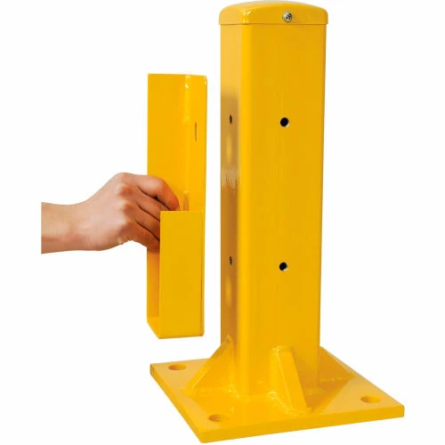 Global Industrial™ Steel Bracket Kit in Pair for Drop-In Style, Yellow - Image 2