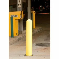 Eagle Mfg Eagle Poly Bollard Post Yellow 7"W x 42"H, 1733