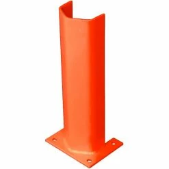 Bluff Manufacturing 3/8" Thick 18" H Steel Post Protector Orange