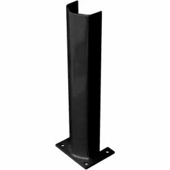 Bluff Manufacturing 1/2" Thick 24" H Steel Post Protector Black
