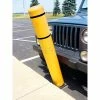 FlexPost 52"H FlexBollard™ - Asphalt Installation - Yellow Cover/Black Tapes