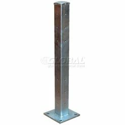 Vestil Steel Structural Guard Rail Post, 42"H, Galvanized