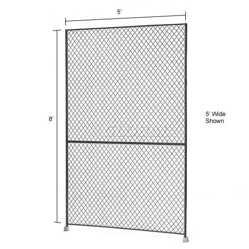 Global Industrial Wire Mesh Panel, 2'W x 8'H - Image 7