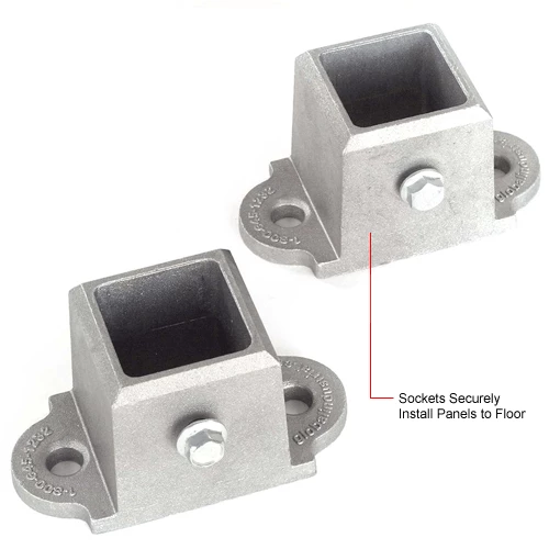 Global Industrial Wire Mesh Panel, 2'W x 8'H - Image 5