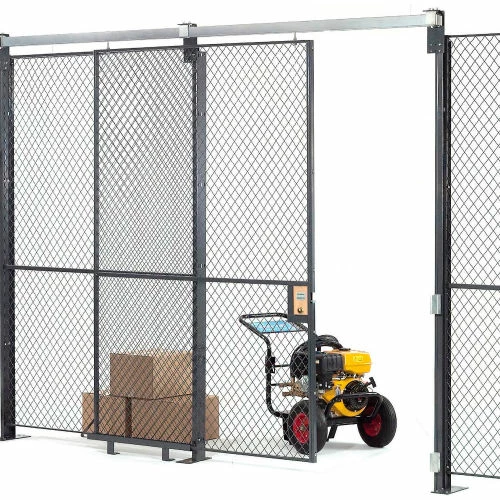 Global Industrial™ Wire Mesh Sliding Gate - 10x3 - Image 4