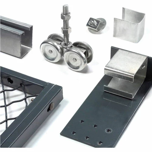 Global Industrial™ Wire Mesh Sliding Gate - 10x3 - Image 14