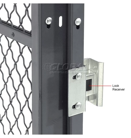 Global Industrial™ Wire Mesh Sliding Gate - 10x3 - Image 20