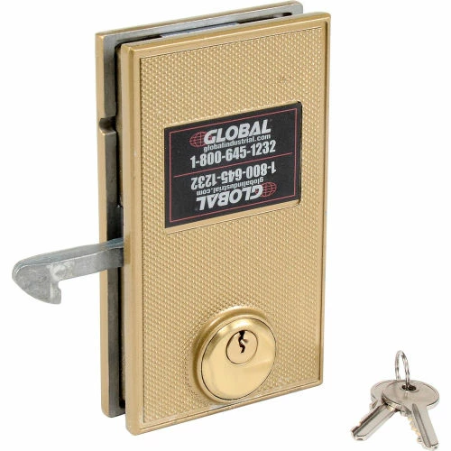 Global Industrial™ Mortise Door Lock With 2 Keys for Sliding Doors - Image 2