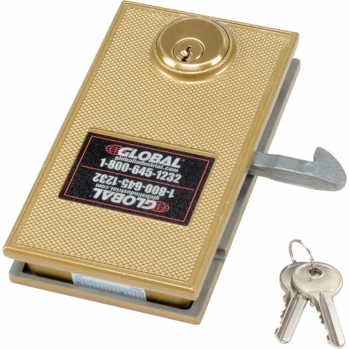 Global Industrial™ Mortise Door Lock With 2 Keys for Sliding Doors - Image 5