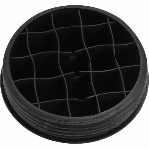 Global Industrial Steel Bollard W/Removable Plastic Cap & Chain Slots For Underground 5.5x24 - Image 7