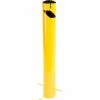Global Industrial™ Steel Bollard W/Removable Plastic Cap & Chain Slots For Underground 5.5x42
