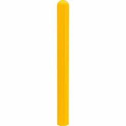 Global Industrial™ Ribbed Bollard Sleeve, 4" Dia. x 56"H, Yellow