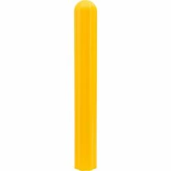 Global Industrial™ Ribbed Bollard Sleeve, 6" Dia. x 56"H, Yellow