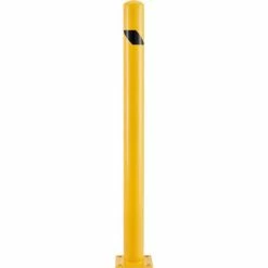 Global Industrial™ Floor Mount Safety Bollard, 4-1/2" Dia. x 60''H, Yellow
