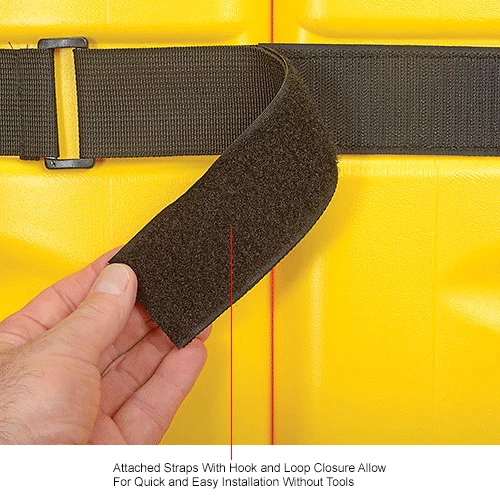 Global Industrial™ Column Protector, 8" Column Opening, Yellow - Image 11