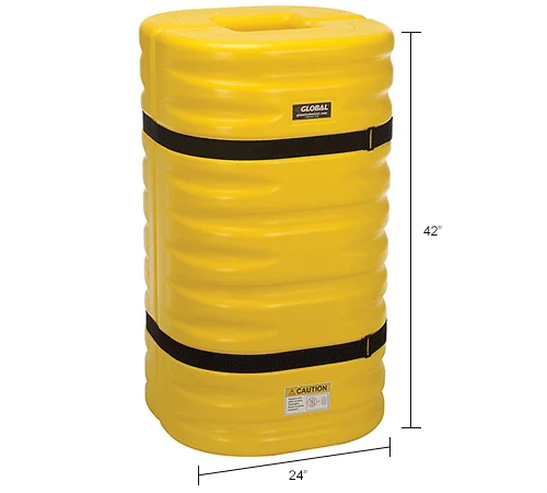 Global Industrial™ Column Protector, 8" Column Opening, Yellow - Image 13