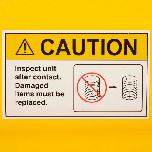 Global Industrial™ Column Protector, 8" Column Opening, Yellow - Image 9