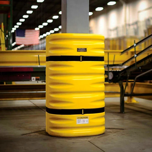 Global Industrial™ Column Protector, 8" Column Opening, Yellow - Image 5